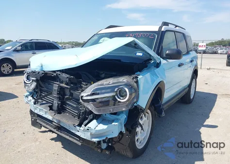 2025 Ford Bronco Sport Heritage из США, поврежденный, VIN 3FMCR9GN0SRE23684